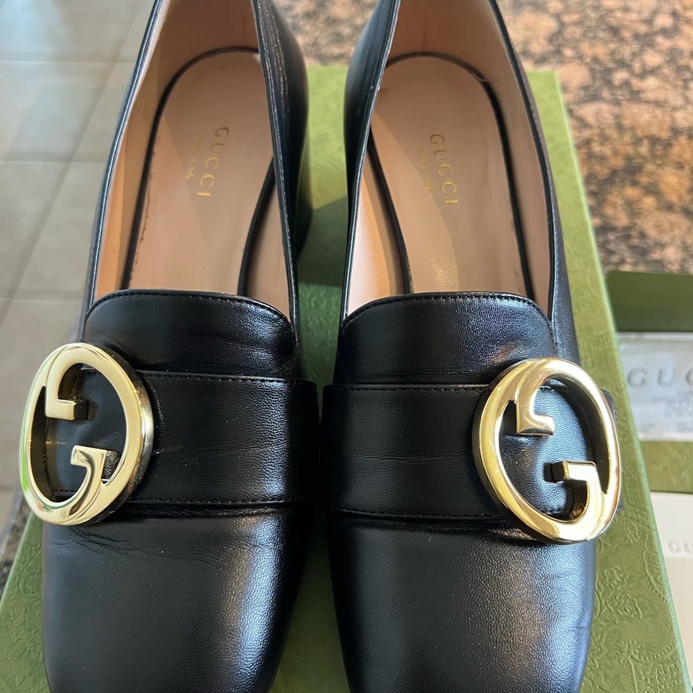 GUCCI Blondie Mud-Heel Pump